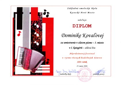 Súkromná základná umelecká škola Námestovo - Fernezová